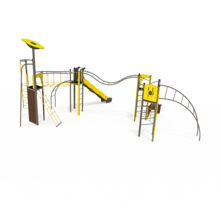 Žaidimų aikštelių kompleksas vaikams nuo 2 iki 12 metų amžiaus – kolekcija 'MEGA / MBG-2623_ME 18-4030-I22'
