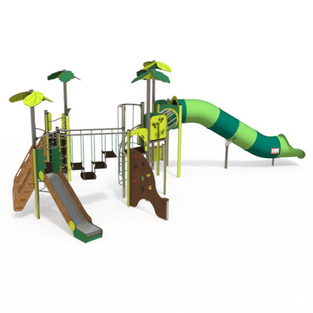 Žaidimų aikštelių kompleksas vaikams nuo 2 iki 12 metų amžiaus – kolekcija 'MEGA / MBG-2624_ME 18-4031-P15'