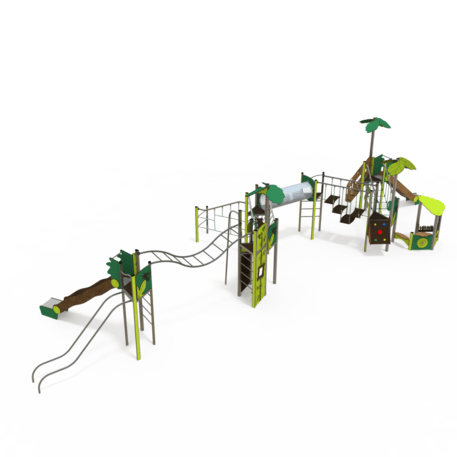 Žaidimų aikštelių kompleksas vaikams nuo 2 iki 12 metų amžiaus – kolekcija 'MEGA / MBG-2629_ME 18-5014-P15'