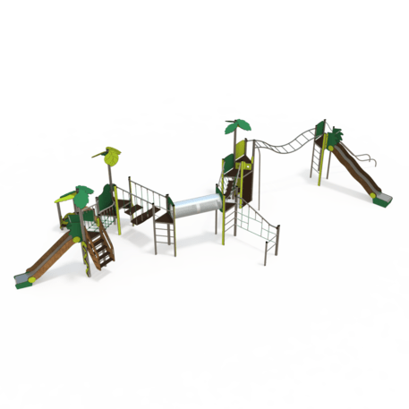 Žaidimų aikštelių kompleksas vaikams nuo 2 iki 12 metų amžiaus – kolekcija 'MEGA / MBG-2629_ME 18-5014-P15'