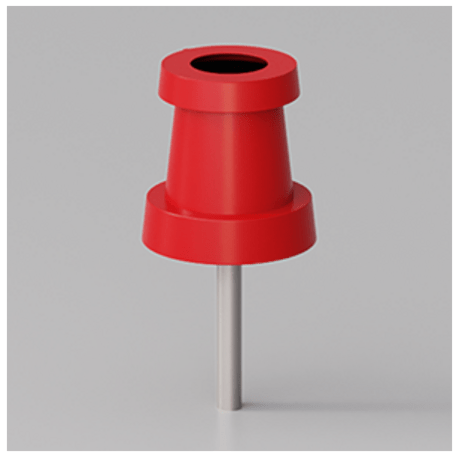 Metal trash bin for children’s playgrounds 'Cest-It Bin D867'