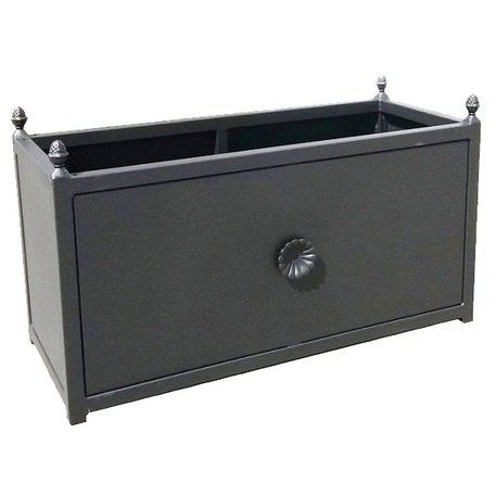 Metalinis klasikinio stiliaus vazonas (gėlinė) 'Steno 50/80/120x50xH/60cm'