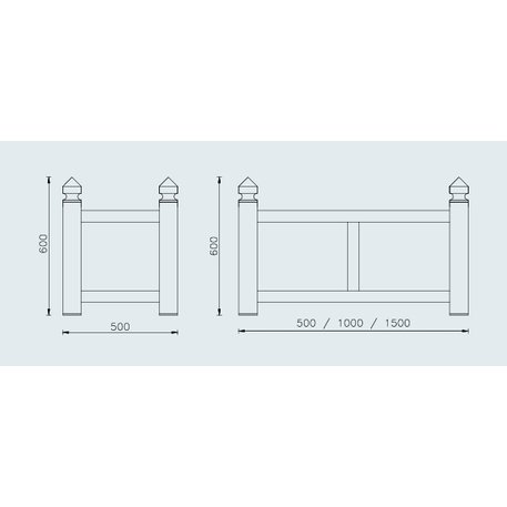 Klassikalises stiilis metallist lillepott 'Road Planter'