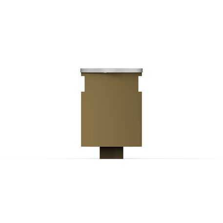 Metalinė šiukšliadėžė su stogeliu 50L - 150L 'Premium Collection / STF/13-07-31_01/MDL'