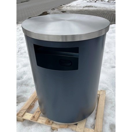 Metalinė šiukšliadėžė su stogeliu 50L - 150L 'Premium Collection / STF/13-07-31_01/MDL'