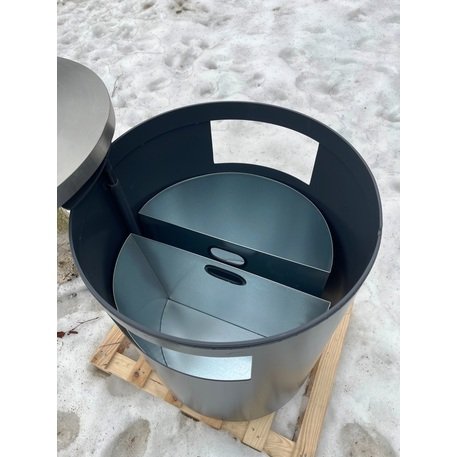 Metalinė šiukšliadėžė su stogeliu 50L - 150L 'Premium Collection / STF/13-07-31_01/MDL'