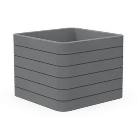 Concrete outdoor planter 'Vega' 78x78xH/60cm