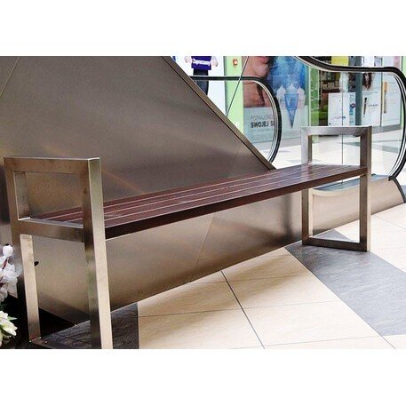 Металлическая скамейка без спинки 'BDS_FRZ-190cm'