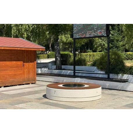 Panchina in cemento '150x45x50cm / BS-212'