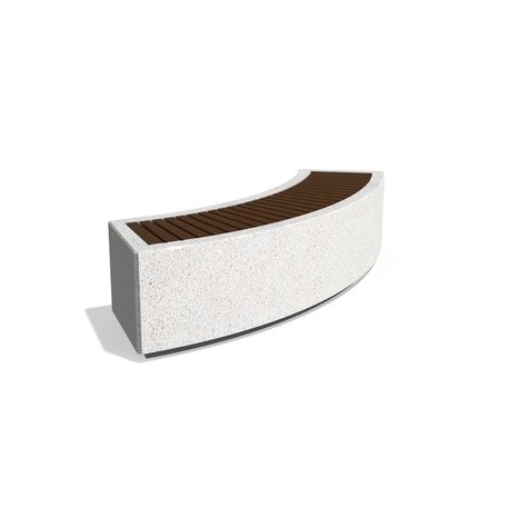 Concrete outdoor bench '200x69x45cm / BS-268-K'