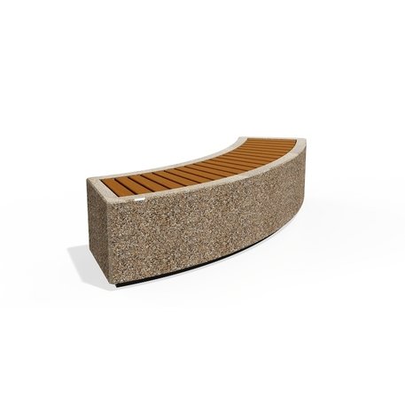 Concrete outdoor bench '200x69x45cm / BS-268-K'