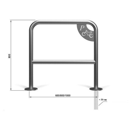 Fahrradständer 'STF/MBG-14_BR/MDL'