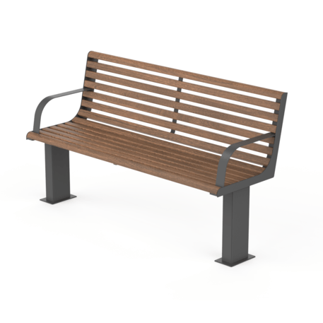 Metal bench 'BD/VITA_LVI294.01a/MDL'