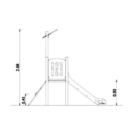 Element placu zabaw dla dzieci 'MBG-345/P1137'