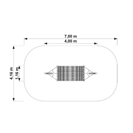 Hammock with stand 'MBG_001/P8602'