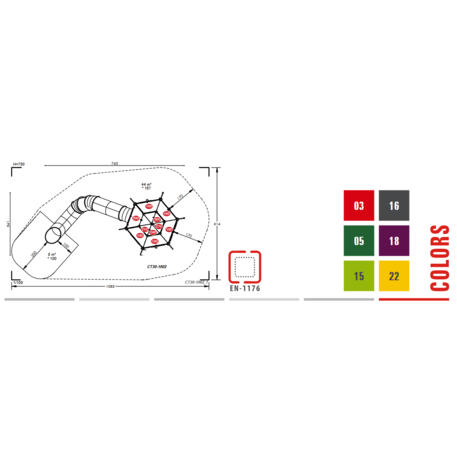 Children's playground element 'MBG-1027/CT 30-1002-18'