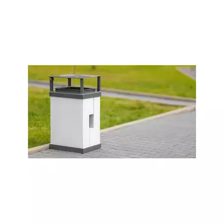 Concrete litter bin '38x38xH/87cm / 40L'