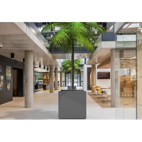 Metalinis lauko vazonas, gėlinė 'Premium / 98x98xH/98cm / BS-404'