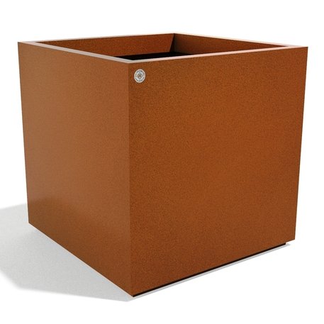 Metalinis lauko vazonas, gėlinė 'Premium / 98x98xH/98cm / BS-404'