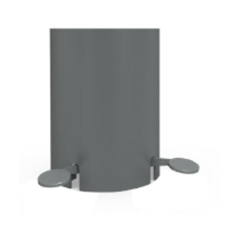 Geriamojo vandens kolonėlė su butelių pildymo funkcija 'Linea / Round Refil Foot-Pedal'