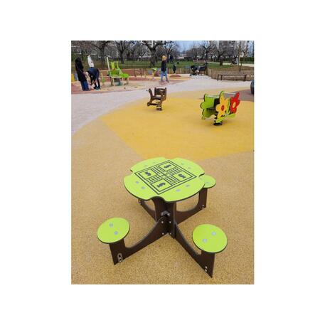 Žaidimų stalas su suolais vaikų aikštelėms 'MO_TA-6009-15'