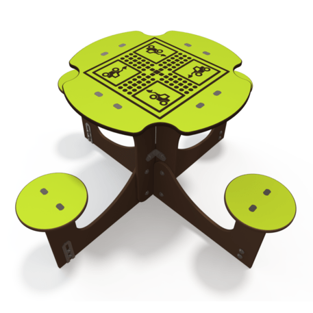 Žaidimų stalas su suolais vaikų aikštelėms 'MO_TA-6009-15'
