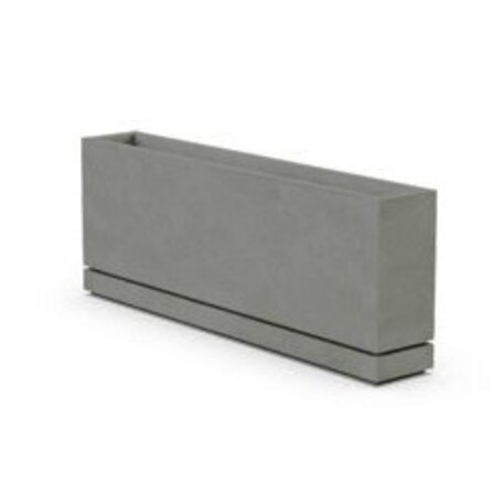 Betoninis lauko vazonas, gėlinė 'Regular / 119x19xH/45cm / BS-182'