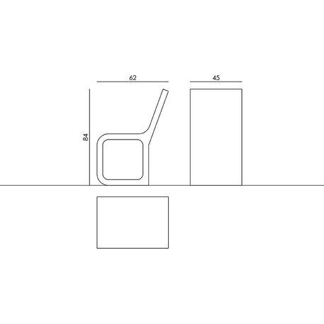 Betoninis suolas su atlošu 'Harmony / 001342'