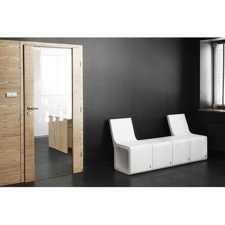 Betoninis suolas su atlošu 'Harmony / 001342'