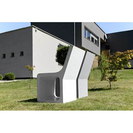 Betoninis suolas su atlošu 'Harmony / 001342'