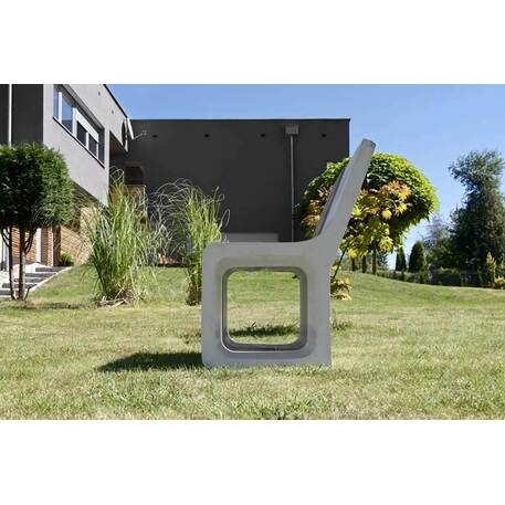 Betoninis suolas su atlošu 'Harmony / 001342'