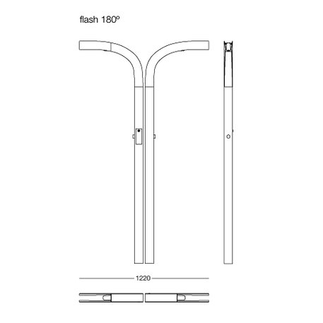 Paplūdimio dušas 'Beach Shower H/2100mm'