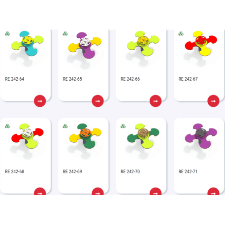 Spyruokliukas vaikų žaidimų aikštelėms 'MBG-1031_RE 242-89'