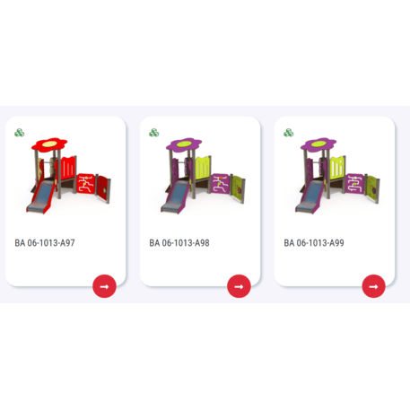 Vaikų žaidimų aikštelių įranga Baby linija – mažiesiems 'MBG-2045_BA 06-1012-T02'