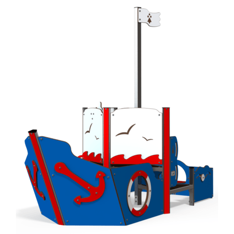  Vaikų žaidimo aikštelės kompleksas, kolekcija 'Piratų laivas / MBG-1176_CI 06-1003-Q99'