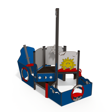  Vaikų žaidimo aikštelės kompleksas, kolekcija 'Piratų laivas / MBG-1176_CI 06-1003-Q99'