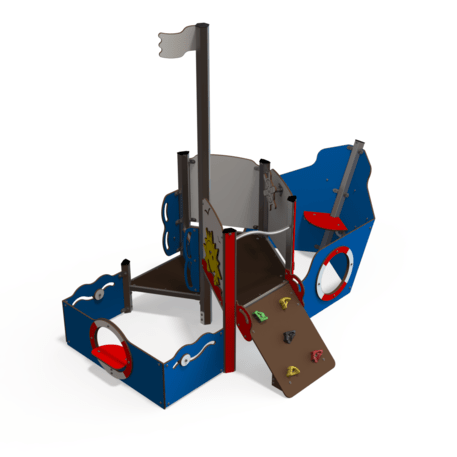  Vaikų žaidimo aikštelės kompleksas, kolekcija 'Piratų laivas / MBG-1176_CI 06-1003-Q99'