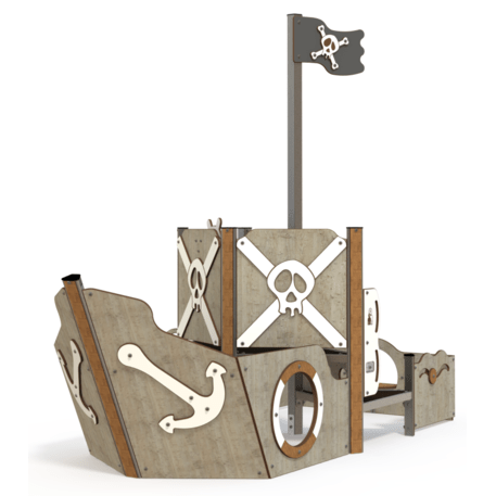  Vaikų žaidimo aikštelės kompleksas, kolekcija 'Piratų laivas / MBG-1178_CI 06-1003-T02'