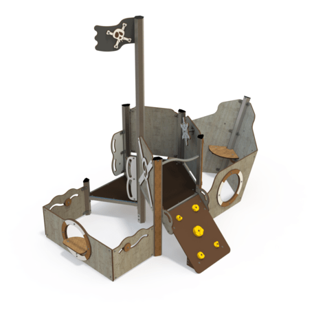  Vaikų žaidimo aikštelės kompleksas, kolekcija 'Piratų laivas / MBG-1178_CI 06-1003-T02'