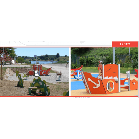  Vaikų žaidimo aikštelės kompleksas, kolekcija 'Piratų laivas / MBG-1178_CI 06-1003-T02'