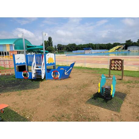  Vaikų žaidimo aikštelės kompleksas, kolekcija 'Piratų laivas / MBG-1190_CI 09-2004-Q14'