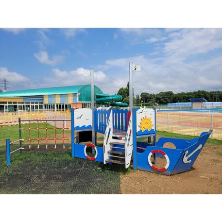  Vaikų žaidimo aikštelės kompleksas, kolekcija 'Piratų laivas / MBG-1190_CI 09-2004-Q14'