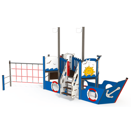  Vaikų žaidimo aikštelės kompleksas, kolekcija 'Piratų laivas / MBG-1190_CI 09-2004-Q14'