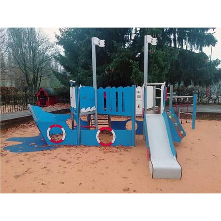  Vaikų žaidimo aikštelės kompleksas, kolekcija 'Piratų laivas / MBG-1190_CI 09-2004-Q14'