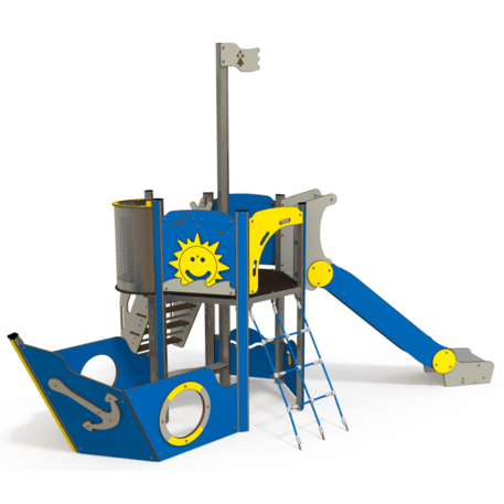  Vaikų žaidimo aikštelės kompleksas, kolekcija 'Piratų laivas / MBG-1200_CI 12-1005-Q99'