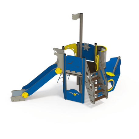  Vaikų žaidimo aikštelės kompleksas, kolekcija 'Piratų laivas / MBG-1200_CI 12-1005-Q99'