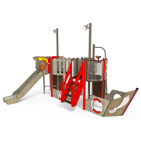  Vaikų žaidimo aikštelės kompleksas, kolekcija 'Piratų laivas / MBG-1206_CI 12-2002-T01'