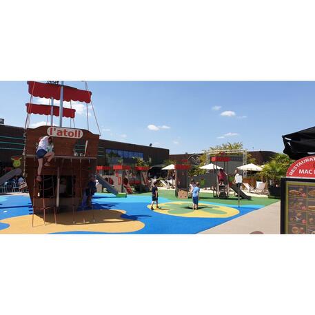  Vaikų žaidimo aikštelės kompleksas, kolekcija 'Piratų laivas / MBG-1225_CI 15-1002-T02'