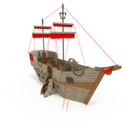  Vaikų žaidimo aikštelės kompleksas, kolekcija 'Piratų laivas / MBG-1225_CI 15-1002-T02'