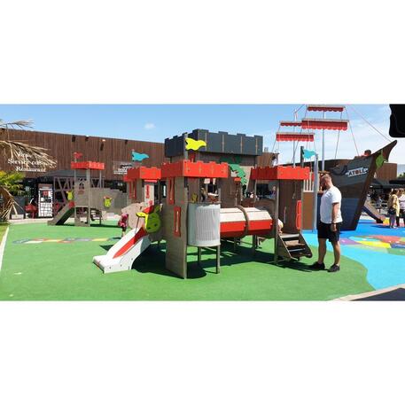  Vaikų žaidimo aikštelės kompleksas, kolekcija 'Piratų laivas / MBG-1225_CI 15-1002-T02'